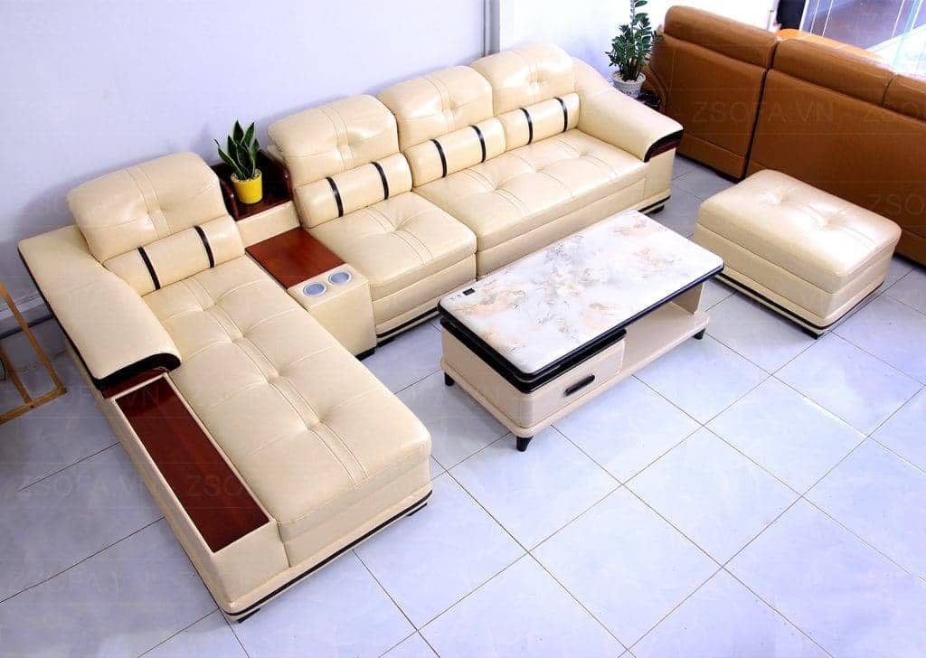 Ghế sofa da thường được sử dụng phổ biến vì mang lại sang trọng cho không gian