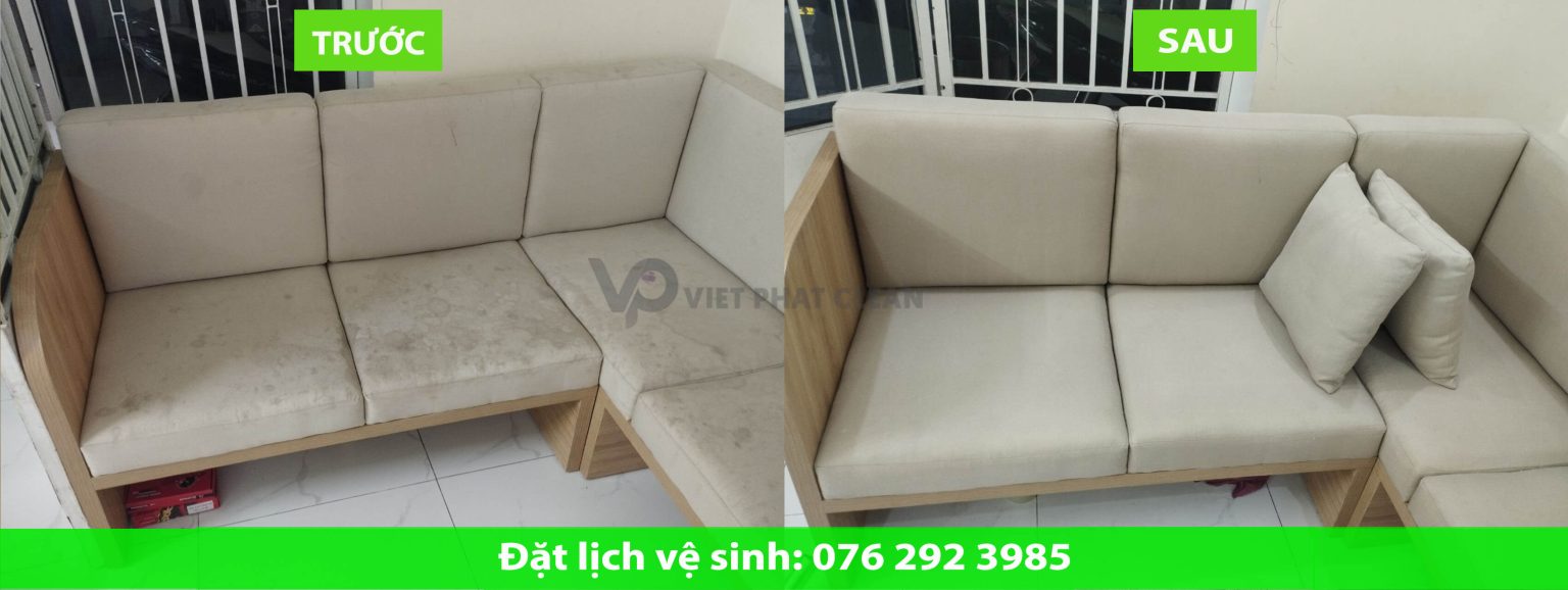 So sánh trước và sau khi vệ sinh