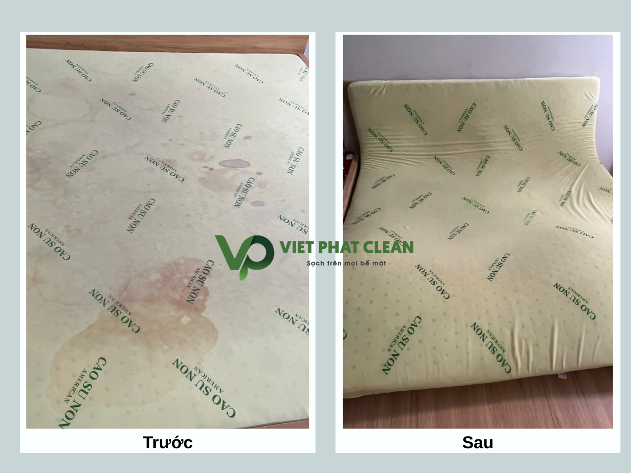 Dịch vụ giặt nệm tại nhà của Việt Phát Clean - Giải pháp lý tưởng trước khi cần thay mới