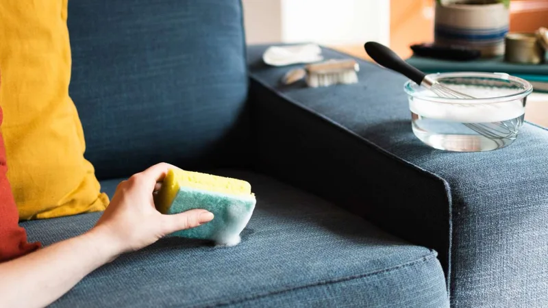 Quy trình giặt ghế sofa vải, nỉ tại nhà