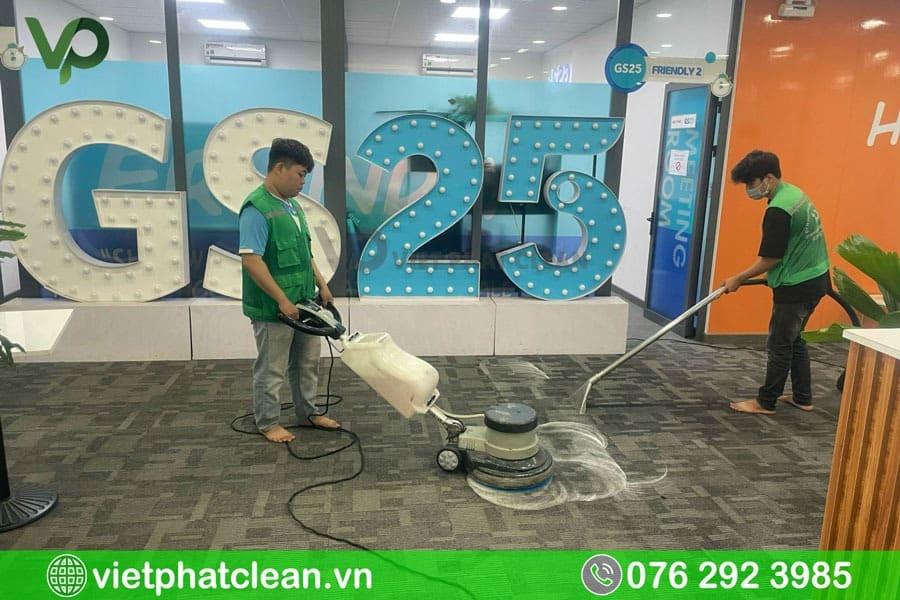 Vệ sinh trung tâm thương mại, siêu thị