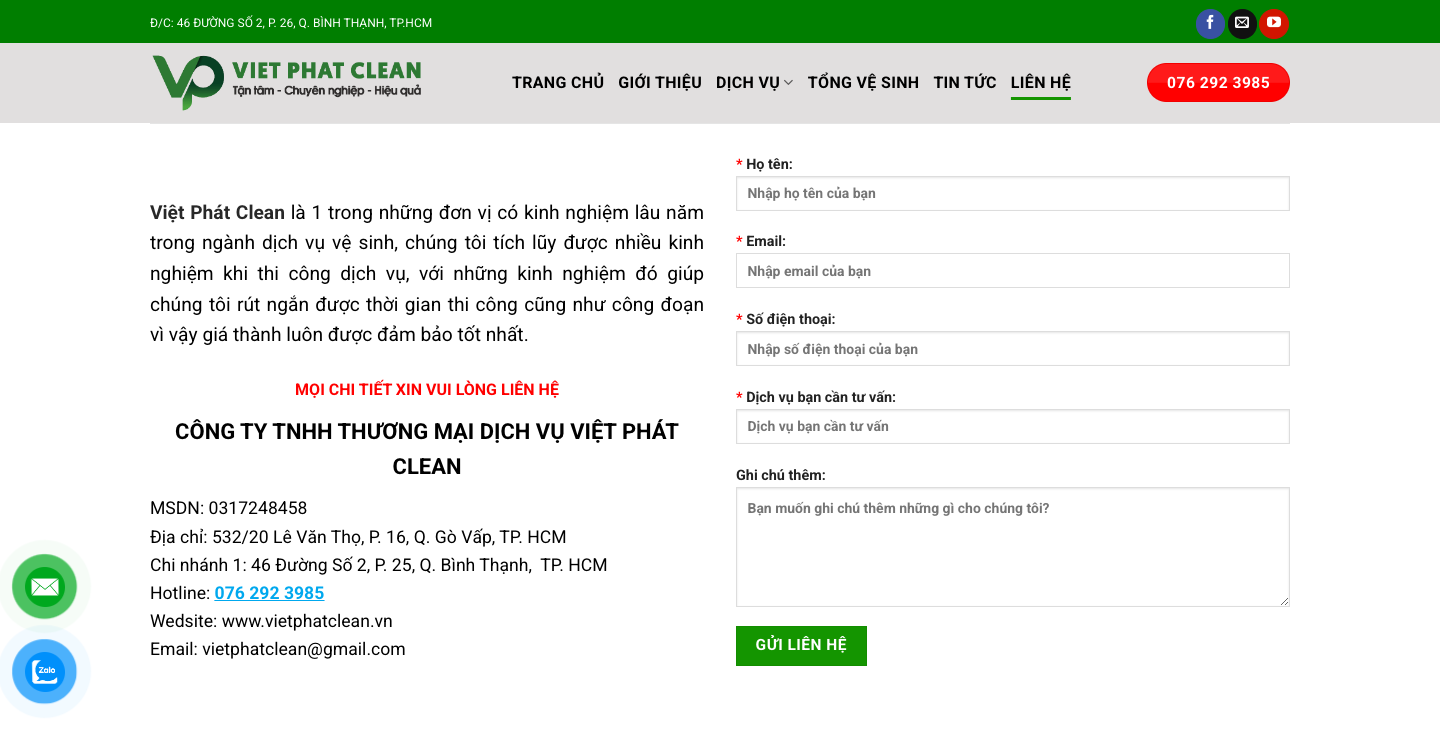 Hướng dẫn đặt lịch dịch vụ giặt thảm Quận 7 tại Việt Phát Clean 
