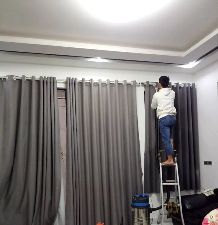 Quy trình giặt rèm cửa quận 11 chi tiết
