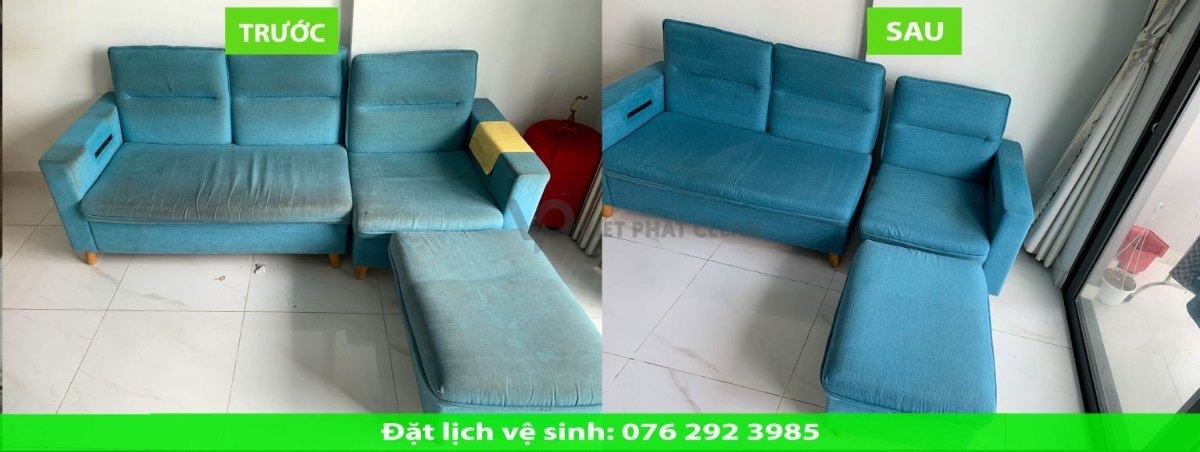 Dịch vụ giặt sofa phường Chánh Hưng giúp sofa bền, đẹp