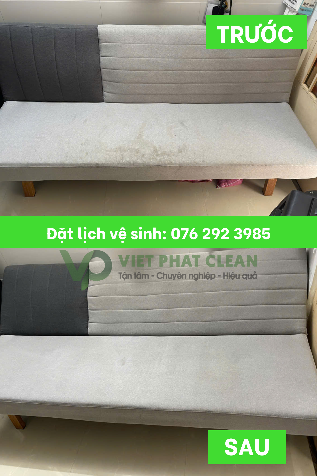 Dịch vụ giặt ghế sofa Phú Nhuận tại Việt Phát Clean