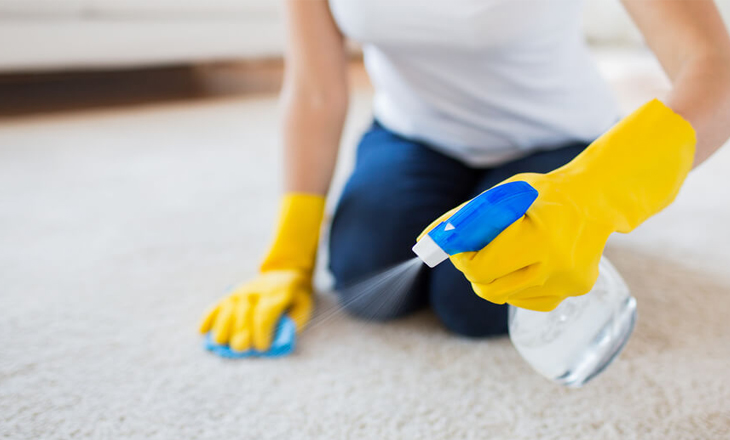 Hậu quả khi tự giặt thảm tại nhà