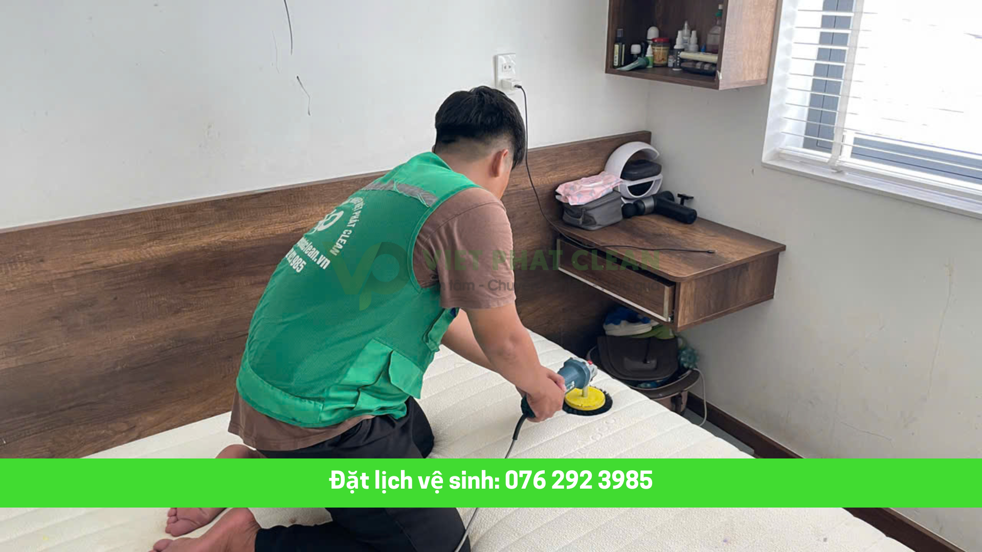Việt Phát Clean tuân thủ quy trình giặt 8 bước khoa học